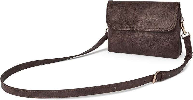 CHOLISS Small Crossbody Bags for Women, Vegan Leather Cell Phone Purse, Mini Travel Purse with Adjustable Strap Womens Gifts - Image 1